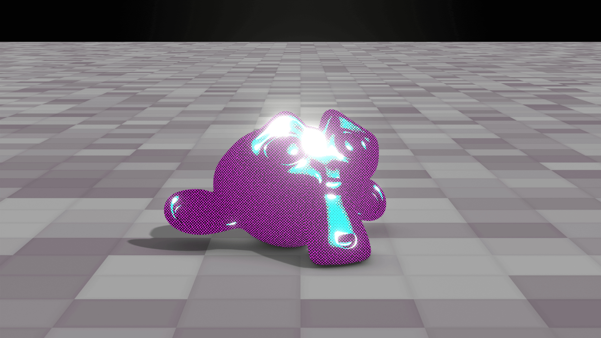 Metal Suzanne with screentoning.